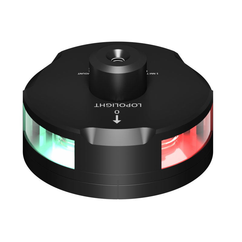 Tri-color w. windex mnt+light, black w/FB base
